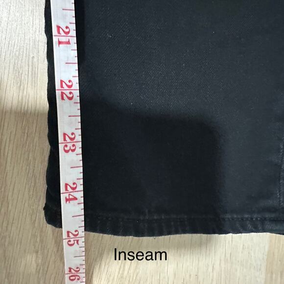 Ba&sh Womens Jalia Cropped High Rise Tapered Leg Jeans in Black Size 3 / US 8 - Picture 15 of 16